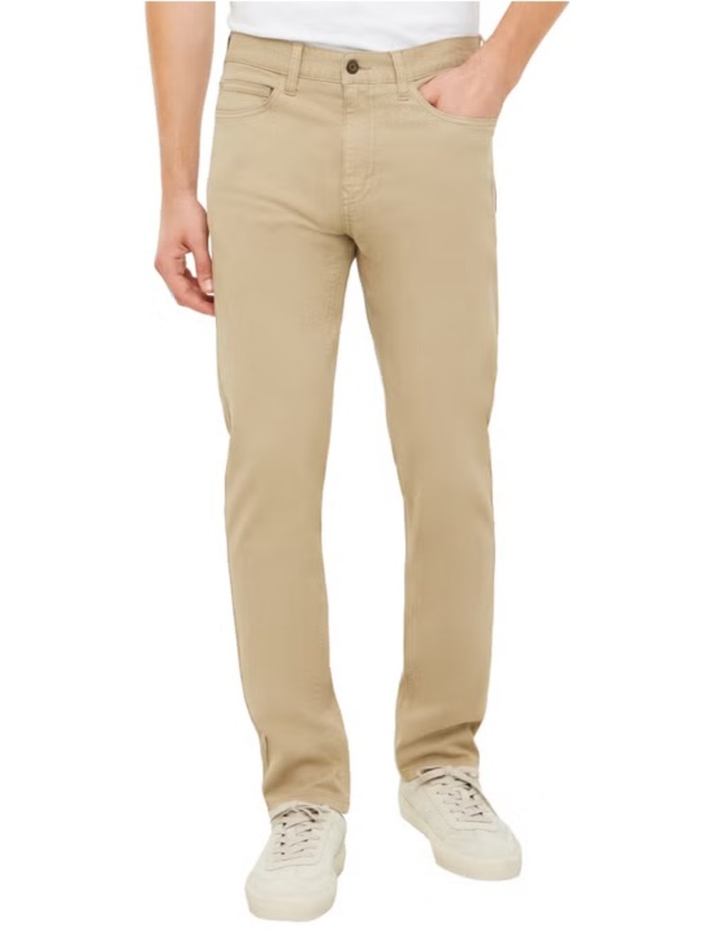 Banana Republic Men's Slim Fit Khaki Tan Twill Pants in Size 38 X 32 - Picture 4 of 11